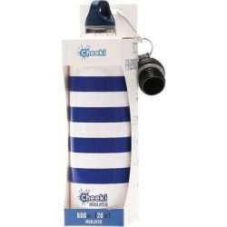 Stripes S/Steel Bottle 600ml
