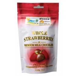 Milk Choc Strawberries 100g