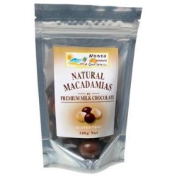 Milk Choc Macadamias 100g