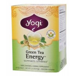 Green Tea Energy Tea Bags 16 bagsYOGI TEA