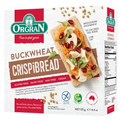 Orgran Toasted Buckwheat Crispibread 125g