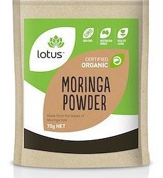 Lotus Moringa Powder Organic G/F 70g