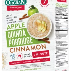 Orgran Quinoa Porridge Apple & Cinnamon 210g