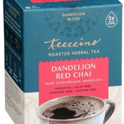 Teeccino Organic Dandelion Red Chai G/F 10Tee-Bags