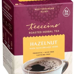 Teeccino Hazelnut Herbal Coffee 10 Tee-Bags
