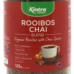 Kintra Foods Organic Rooibos Chai G/F 125g Jar