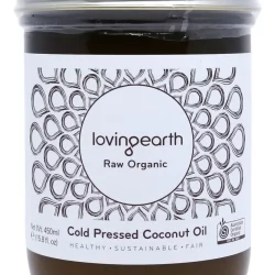 Loving Earth Organic Cold Pressed Coconut Oil 450ml