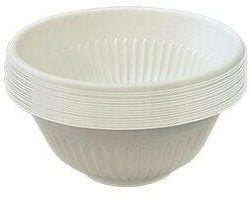 EcoSouLife Cornstarch 450ml Bowl Set Natural 20Pc