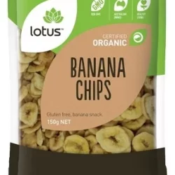 Lotus Organic Banana Chips 150gm