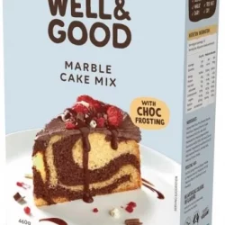 Well And Good Marble Cake Mix & Choc Frosting G/F 450g