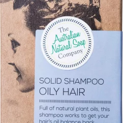 THE AUST. NATURAL SOAP CO Solid Shampoo Bar Oily Hair - 100g