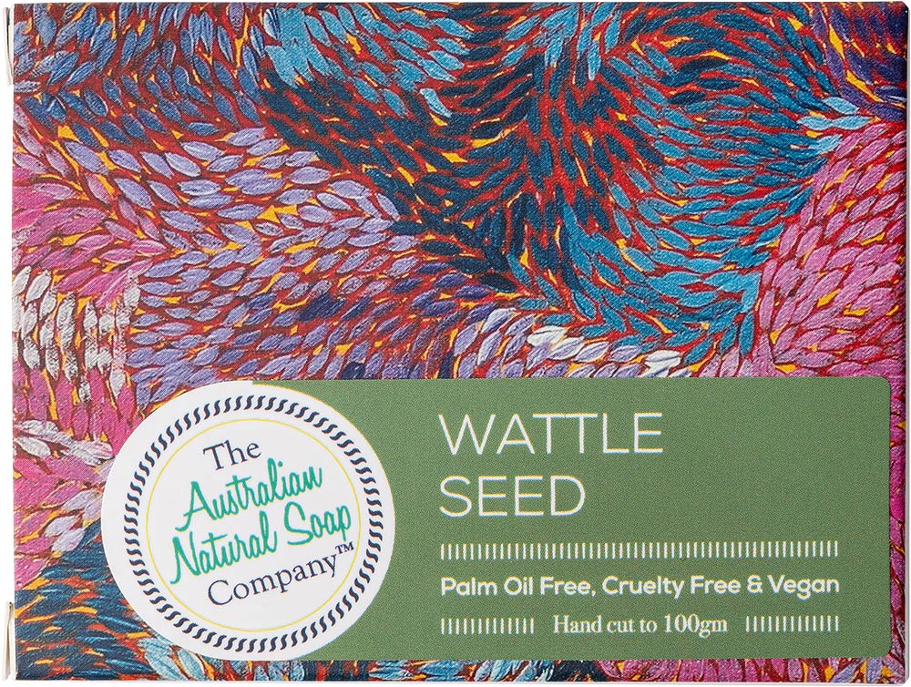 THE AUST. NATURAL SOAP CO Australian Bush Soap Wattle Seed - 100g