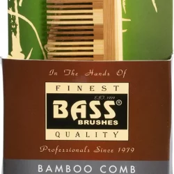 BASS BRUSHES Bamboo Comb Pocket Size - Fine Tooth - 1.00