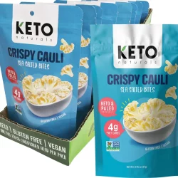 KETO NATURALS Crispy Cauli Sea Salted Bites - 8x27g