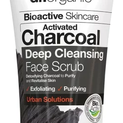DR ORGANIC Face Scrub Activated Charcoal - 125ml