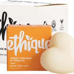 ETHIQUE Body Butter Block (Mini) Sweet Orange & Vanilla - 20x15g