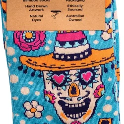 FUNKY SOCK CO Bamboo Socks Day of the Dead - 1.00