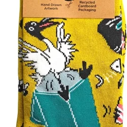 FUNKY SOCK CO Bamboo Socks Bin Chicken You Out - 1.00