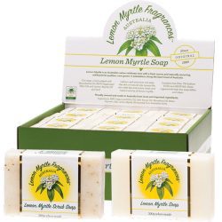 LEMON MYRTLE FRAGRANCES Soap Mixed - Plain & Exfoliant - 48x100g