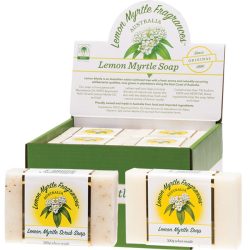 LEMON MYRTLE FRAGRANCES Soap Mixed - Plain & Exfoliant - 24x100g