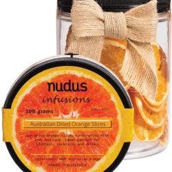 NUDUS INFUSIONS Australian Dried Fruit Slice Orange - 100g