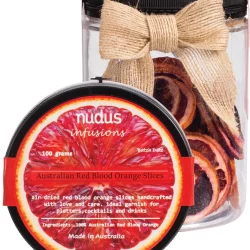 NUDUS INFUSIONS Australian Dried Fruit Slice Red Blood Orange - 100g