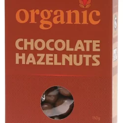 ORGANIC TIMES Milk Chocolate Hazelnuts - 150g