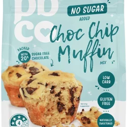 PBCO. Choc Chip Muffin Mix No Sugar Added - 340g