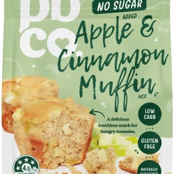 PBCO. Apple Cinnamon Muffin Mix No Sugar Added - 340g