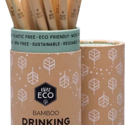 EVER ECO Bamboo Straws - Straight Counter Display - 30.00