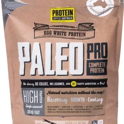 PROTEIN SUPPLIES AUST. PaleoPro (Egg White Protein) Vanilla Bean - 400g