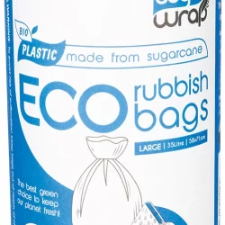 SUGARWRAP Eco Rubbish Bags Made from Sugarcane - Large 35L - 20.00