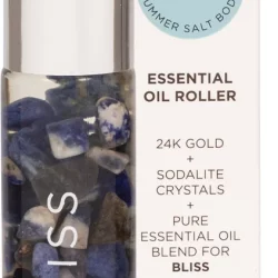 SUMMER SALT BODY Essential Oil Roller with 24K Gold Bliss - Sodalite Crystals - 10ml