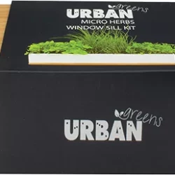 URBAN GREENS Windowsill Grow Kit Microherbs - 45x8x6cm - 1.00