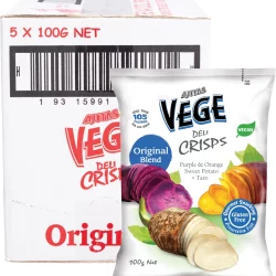 VEGE CHIPS Vege Deli Crisps Original Blend - 5x100g