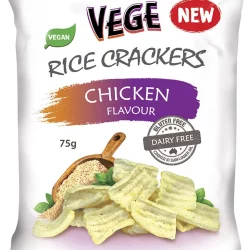 VEGE CHIPS Vege Rice Crackers Chicken - 5x75g