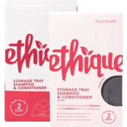 ETHIQUE Storage Tray Shampoo & Conditioner - Charcoal - 6.00