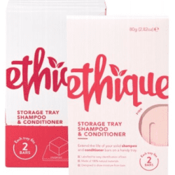 ETHIQUE Storage Tray Shampoo & Conditioner - Pink - 6.00