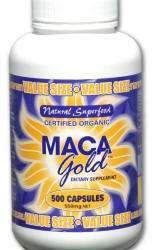 Maca Gold Organic Capsules 550mg 500caps