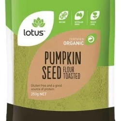 LOTUS Organic Pumpkin Seed Flour Toasted Austrian G/F 250g