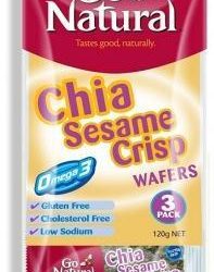 Go Natural Chia Sesame Crisp G/F 120gm