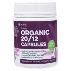 Organic 20/12 Capsules 200 caps