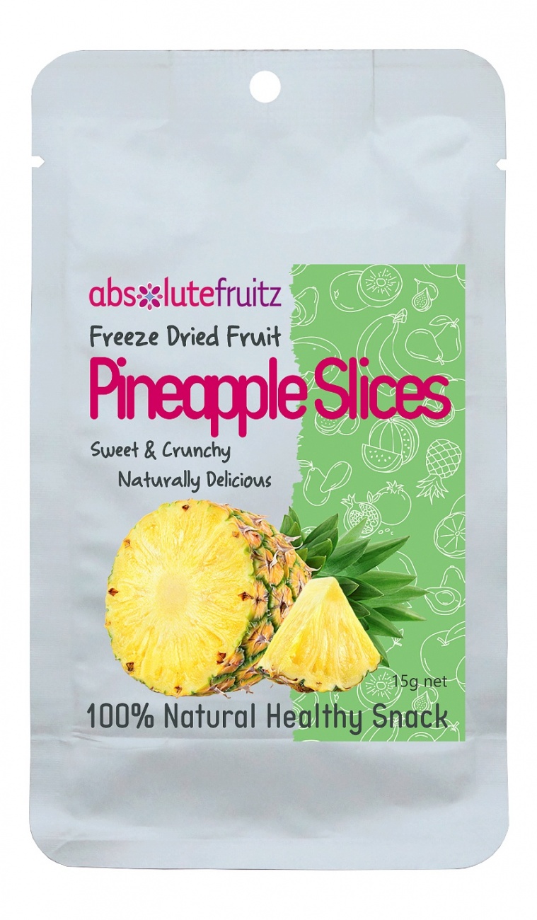 Absolute Fruitz Freeze Dried Pineapple 20g Health Tree Australia
