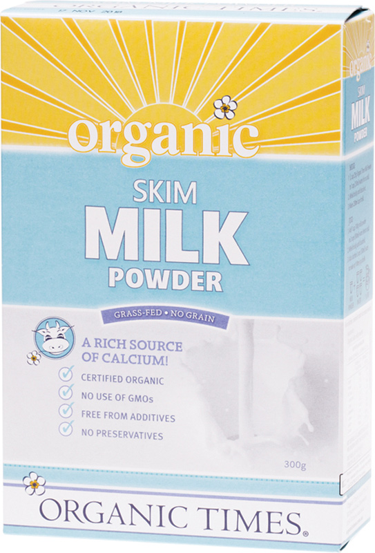 ORGANIC TIMES Milk Powder Skim 300g Health Tree Australia
